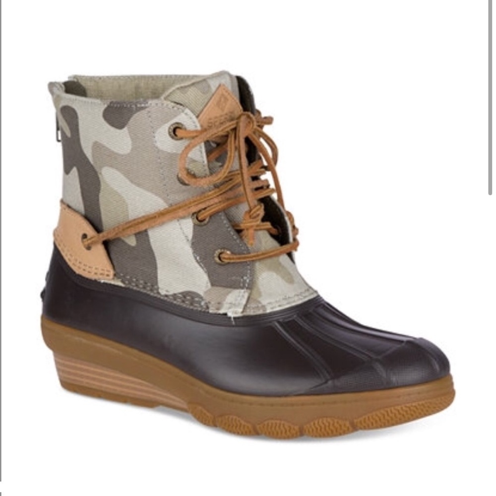 Sperry Saltwater Wedge Duck Boots